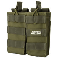 

Barska Loaded Gear CX-850 Double Section Magazine Pouch, OD Green