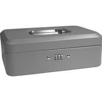 

Barska 10" Cash Box with Combination Lock, Gray