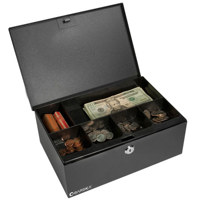 

Barska 17" Cash Box and Six Compartment Tray with Key Lock