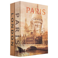 

Barska Paris and London Dual Book Lock Box with Key Lock