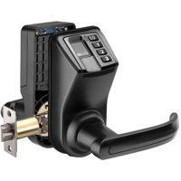 

Barska Biometric Security Door Lock, Reversible Handle, Black