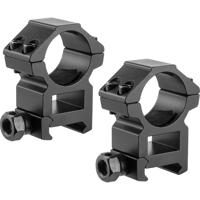 

Barska 1" High Aluminum Weaver Style HQ Scope Mounting Ring, Matte Black, 2-Pack