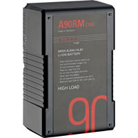 

bebob A90RM-CINE 3-Stud High Load Gold Mount Rechargeable Li-Ion Battery, 14.8V/6.0Ah/89Wh