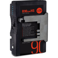 

bebob B90CINE HS B-Mount Hotswap High Rechargeable Load Li-Ion Battery, 14.4V/28.8V/86Wh