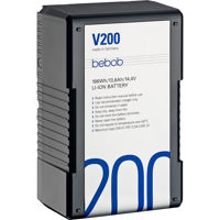 

bebob V200 V-Mount Rechargeable Li-Ion Battery, 14.4V/13.6Ah/196Wh