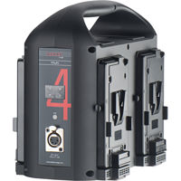 

bebob VS4-RL 4-Channel Portable Simultaneous Charger with Built-In AC Adapter for Rogue V-Mount Li-Ion Batteries, 165W DC-Out