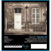 

Bergger VC Variable Contrast CB Fiber Based Black & White Enlarging Paper - 11x14" - 25 Sheets - Warm Glossy Surface