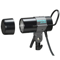 

Broncolor Picolite, 1600 ws Lamphead with Flash Tube, Modelling Lamp, Clear Protecting Glass Dome/Plate and Protection Cap
