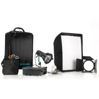 

Broncolor HMI 400 Starter Kit, Includes HMI F400 Lamphead, Bulb, Ballast Unit, Open Face Reflector and 4-Leaf Barn Door
