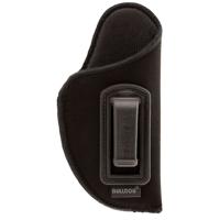 

Bulldog Deluxe Inside Pants Right Hand Holster with Polymer Clip for Sub Compact Autos with 2-3" Barrels (Ruger LC-9, Glock 42 & 43, S&W Bodyguard, etc.), Black