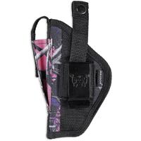 

Bulldog Extreme Belt and Clip Ambi Nylon Holster, Fits Most Sub Compact Autos with 2 - 3" Barrels (Walther PPK), Muddy Girl Camo