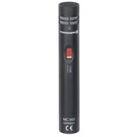 

Beyerdynamic MC 950 Small Diaphragm True Condenser Supercardioid Microphone, 40Hz-20kHz, 180Ohms Nominal Impedance, 3-Pin XLR Male, Low-Cut-Filter