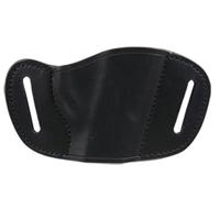 

Bulldog Right Hand Molded Leather Belt Slide Holster, Fits Small and Mini Auto Pistols (LCP, Bersa .380, Sig 230, Walther PPK), Black