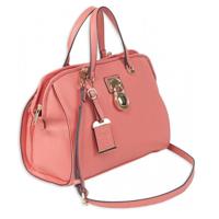 

Bulldog Satchel Style Purse with Holster, Fits Most Small Autos and Revolvers, Coral Faux Leather