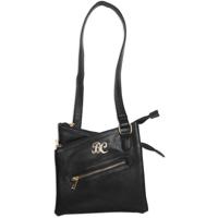 

Bulldog Cross Body Style PU Leather Concealed Carry Purse with Holster, Black