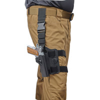 

Bulldog Bulldog Polymer Universal Ambidextrous Drop Leg Platform for Holsters & Magazine Pouch, Black