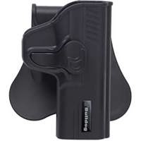 

Bulldog Rapid Release Right Hand Polymer Holster with Paddle for Standard 1911 Style Autos with Up to 5" Barrels, Black