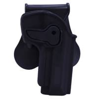 

Bulldog Rapid Release Right Hand Polymer Holster with Paddle for Beretta and Taurus 92 Pistols, Black