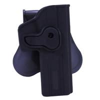 

Bulldog Rapid Release Right Hand Polymer Holster with Paddle for Glock 17, 22 and 31 Gen 1, 2, 3, 4 Pistols, Black