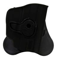 

Bulldog Rapid Release Right Hand Polymer Holster with Paddle for Ruger LC9 Pistol with Laser, Black