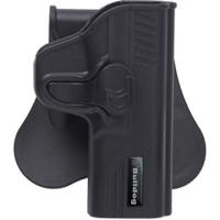 

Bulldog Rapid Release Right Hand Polymer Holster with Paddle for Taurus Millennium PT-111 G1 and G2 Pistols, Black