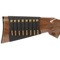 

Bulldog Rifle Butt Stock Ammo Holder, Holds 8 Rifle Cartridges, Black