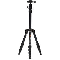 

MeFOTO Backpacker Travel Tripod Kit with Ballhead, 8.8 lbs Load Capacity, 4.26' (1.3m) Maximum Height, Black