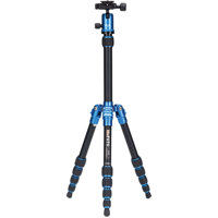 

MeFOTO A0350QB Backpacker Travel Tripod Kit - Blue, Supports 8.8 lbs., Max. Height 51.2"