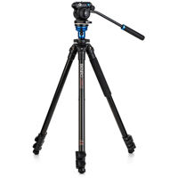 

Benro A1573F Aluminum Tripod with S2 PRO Flat Base Fluid Video Head