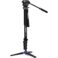 

Benro A38FD Classic Aluminum Video Monopod with Locking 3-Leg Base and S2 PRO Flat Base Video Head