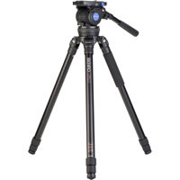 

Benro A474T Single Tube 3-Section Aluminum Video Tripod with BV10H 100mm Bowl Head, 22 lbs Capacity, 66" Maximum Height