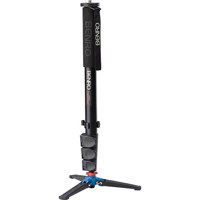 

Benro A48FD 4 Section Aluminum Monopod with 3-Leg Locking Base, 44.1lbs Capacity, 64.6" Max. Height, 22" Folded Length, Flip Lock