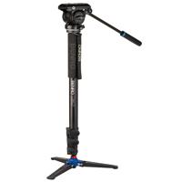 

Benro A48FD Classic Aluminum Video Monopod, 3-Leg Base and S4 PRO Flat Base Fluid Video Head, Payload 8.8 lbs