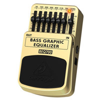 

Behringer 7-Band Graphic Equalizer Foot Pedal for Electric Bass Guitar, 50Hz - 10 kHz Range, 500 kOhms Input Impedance