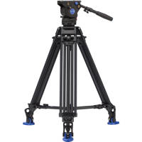 

Benro BV4 Pro A673T Video Tripod Kit, BV4 Video Head, QR13 Plate, Mid Level Spreader, Deluxe Carry Case, Strap, Dual Spiked Feet, Removable Rubber Feet & Tools