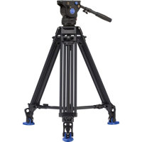 

Benro BV6 PRO Tripod Kit, Includes A673T Video Tripod, BV6 Video Head, QR13 Plate, Mid-Level Spreader, Dual Spiked Feet, Removable Rubber Feet, Strap and Carry Case