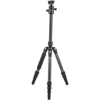 

MeFOTO Road Trip Carbon Fiber Travel Tripod Kit, 61.61" Max Height, 17.63 lbs, Black