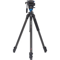

Benro C2573FS4 Video Head and CF Flip Lock Legs, 8.8lbs Max Load Capacity