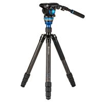 

Benro C3883 Travel Angel Aero-Video Carbon Fiber Tripod Kit with Levelling Column and S6 PRO Video Head, Payload 13.2 lbs
