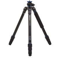 

Benro Go Plus FGP28A 4-Section Aluminum Travel Tripod with Monopod, 30.9lbs Capacity, 65.2" Max Height