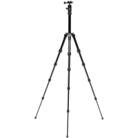 

Benro MeFOTO Backpacker 5-Section Aluminum Tripod Kit with Q0 Ballhead, Black