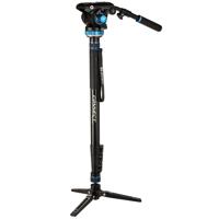 

Benro Connect Aluminum Video Monopod with 3-Leg Base and S6 PRO Flat Base Fluid Video Head, Payload 13.2 lbs