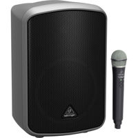 

Behringer Behringer EUROPORT MPA200BT All-in-One Portable 200W Speaker with Wireless Microphone, Remote Control via iPhone/ipad, Open Box