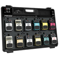

Behringer Pedal Board PB1000, with Integrated Power Supply, Includes Switching Adaptor andCables