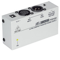 

Behringer Micropower PS400 Ultra-Compact Phantom Power Supply