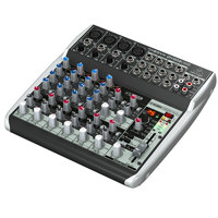 

Behringer Xenyx QX1202USB Premium 12-Input 2-Bus Mixer with Xenyx Mic Preamps and Compressors, British EQs, 24-Bit Multi-FX Processor and USB/Audio Interface