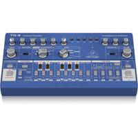 

Behringer TD-3 Analog Bass Line Synthesizer with VCO/VCF, 16-Step Sequencer/16-Voice Poly Chain, Distortion Effects, Blue