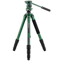 

Benro Wild 2 Carbon Fiber Birding Kit, Includes TWD28CL 4-Section Tripod and BWH4 Pan/Tilt Head, 64" Maximum Height, 8.8 Lbs Capacity, Green