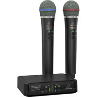 

Behringer ULTRALINK ULM302MIC High-Performance 2.4GHz Digital Wireless System with 2x Handheld Mics & Dual-Channel Receiver