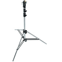 

Manfrotto 3-Section Senior Light Stand with Leveling Leg, 10.6' (3.2m), Chrome Steel